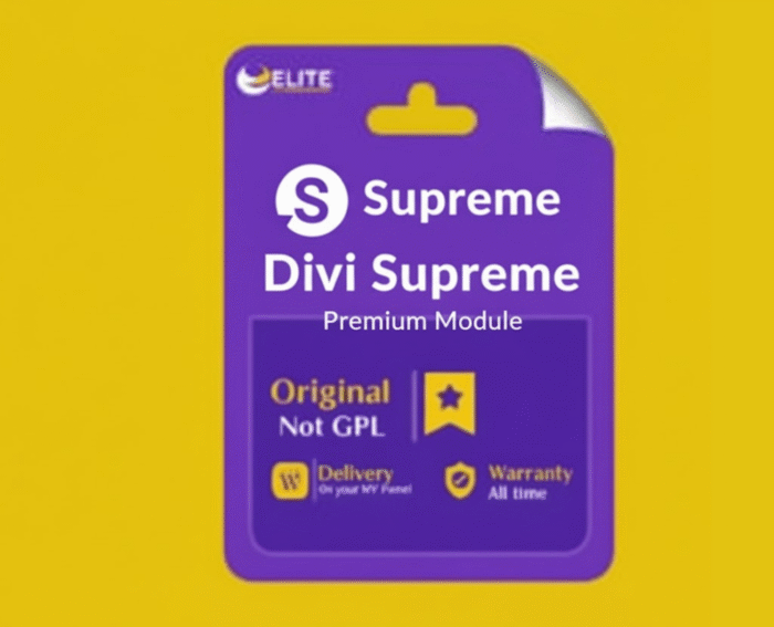 Divi Supreme - Elite Software