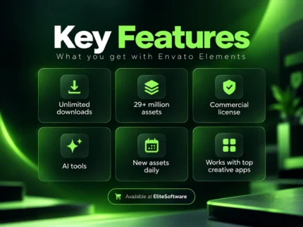 Envato Elements key features