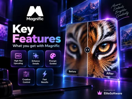 Magnific AI key features