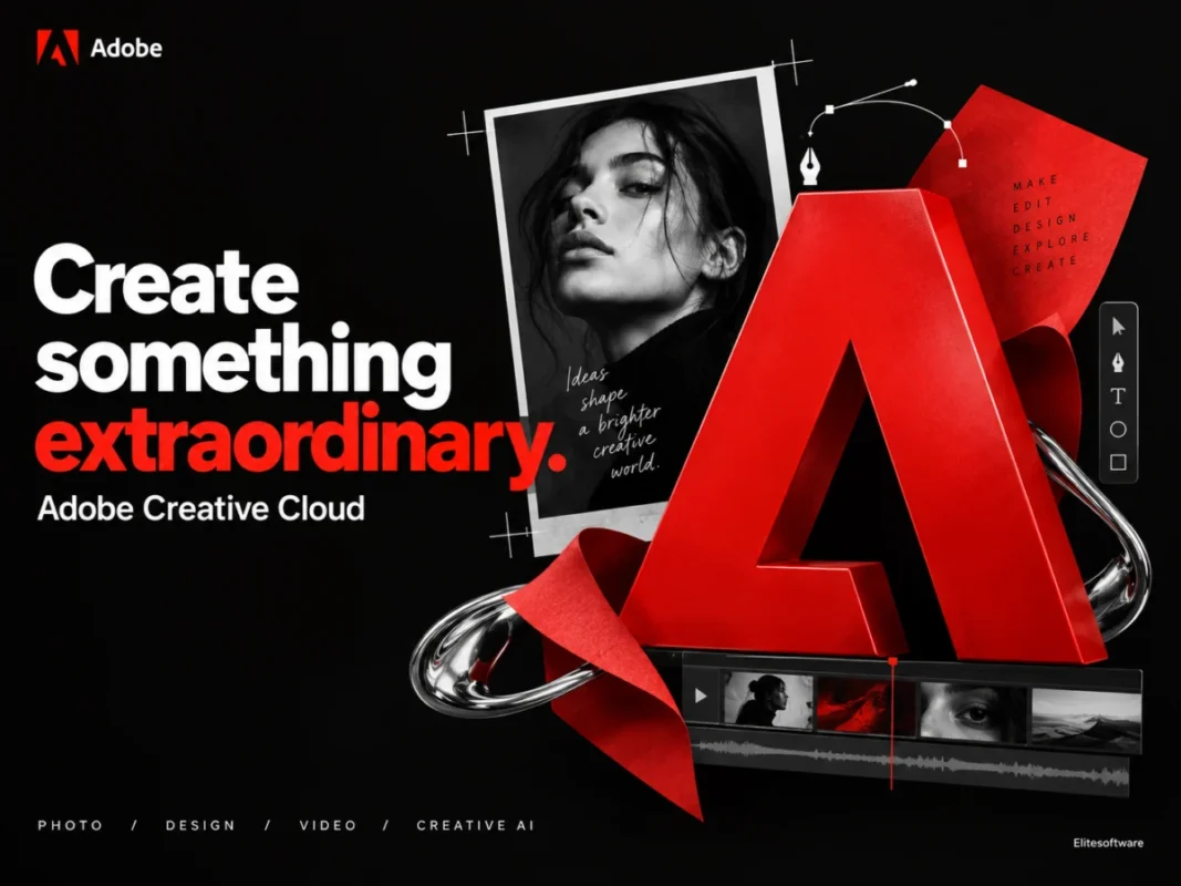 Adobe Creative Cloud All Apps subscription - creative apps and AI tools