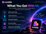 Lovable plans and features